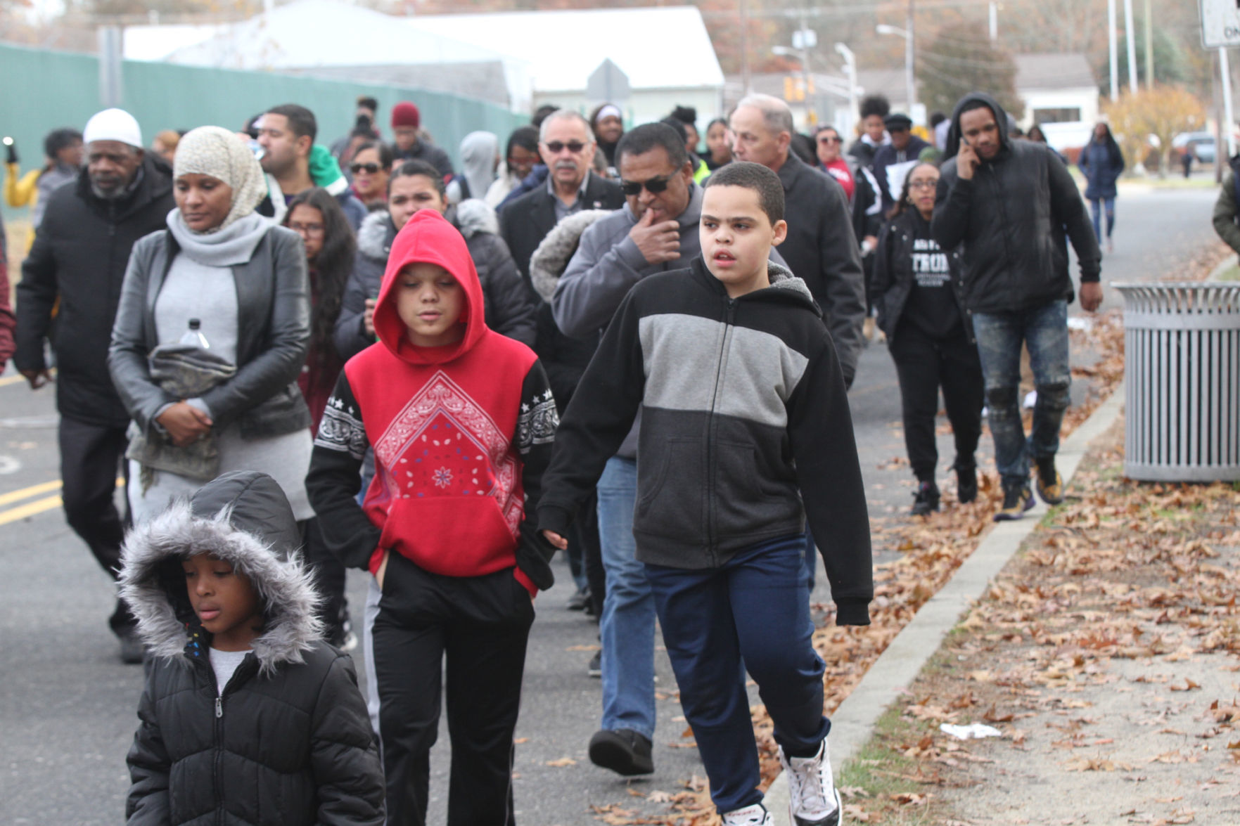 Pleasantville peace march